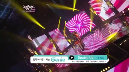 Two X - Double Up @ Music Bank (28.09.2012)