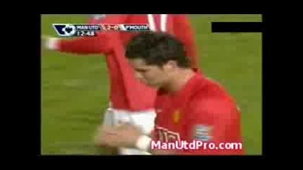 Manchester United V Portsmouth Ronaldo
