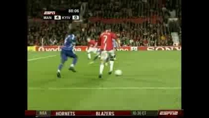 c.ronaldo - man utd vs dinamo kiev 