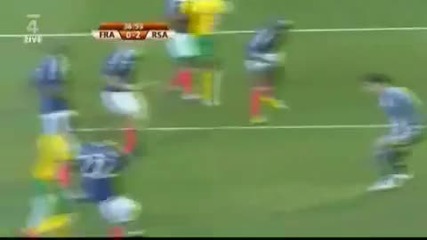 World Cup Франция 1 : 2 Южна Африка гол на Мфела 