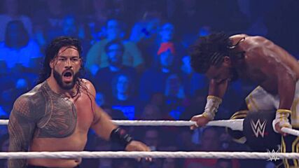 Roman Reigns gets crowned after his match against King Woods: SmackDown, Nov. 12, 2021