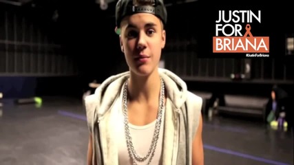 Justin Bieber sends Briana another shoutout