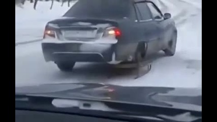 Когато няма резервна гума !