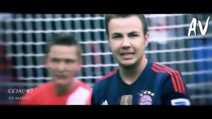 Mario Gotze - All 10 Goals in Bundesliga 2013/14 Season