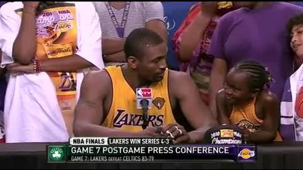 (2010 Nba Finals Game 7) Lakers vs Celtics (06.17.2010) Ron Artest Press Conference