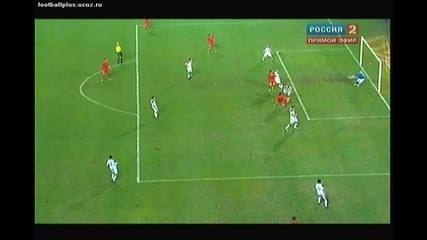 Македония - Русия 0 - 1.акинфеев спасява дузпа. 