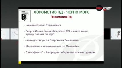 Локо Пд - Черно море предвещава здрава битка