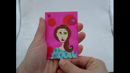 Interactive Aceo - - Moving Eyes