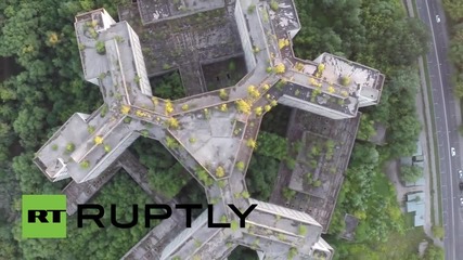 Russia: Drone captures Hovrino Mental Hospital in all its 'haunting' glory