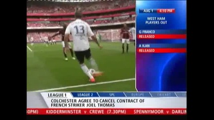 Ac Milan Vs Lyon 1 - 1 - All Goals & Match Highlights - August 1 2010 - Emirates Cup - [hq]