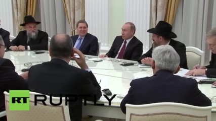 Руският президент Владимир Путин покани евреите да дойдат в Русия, като по сигурно място...