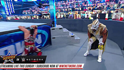 Lucha House Party vs. Shinsuke Nakamura & Cesaro – SmackDown Tag Team Title Match: SmackDown, August 21, 2020