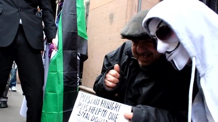 Нека бъдем добри!!! Протест на Anonymous