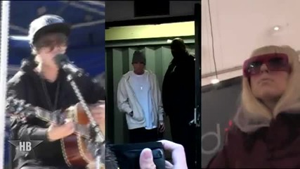 Eminem се подиграва на Justin Bieber и Lady Gaga