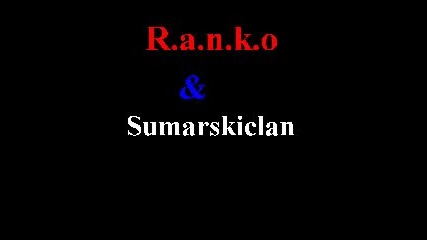 Ranko ceran majka