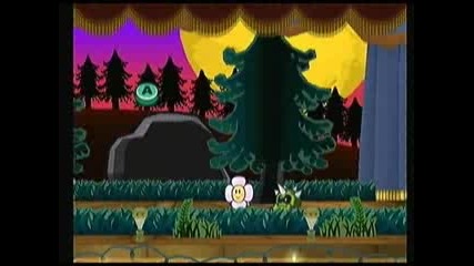 Paper Mario - The Thousand - Year Door - Walkthrough - Chapter 4 Part 3 (flowers in the dark forest) 