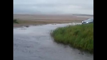 Audi Allroad в дълбока вода !!!