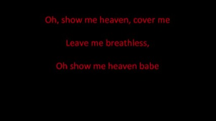 Maria Mckee - Show me heaven (lyrics) 