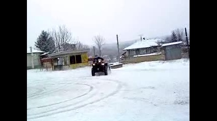 Atv Suzuki Kingquad 700 Snow Drift