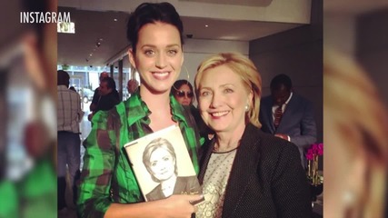 Katy Perry Meets Two Former Presidents and Jokes About Running for Office