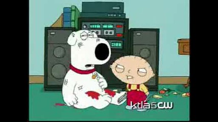 Wheres My Money Stewie Beats Brian Part 2.avi
