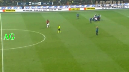 Ibrahimovic прави кунг фу на Матераци 