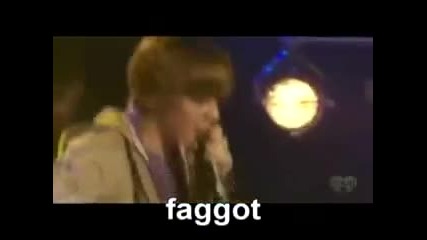 Justin Bieber Faggot Song