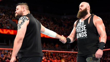 Kevin Owens attempts to befriend Braun Strowman: Raw, June 18, 2018