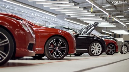 Изработката на 2014 Bentley Continental Gt
