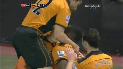 Liverpool vs Wolverhampton 0 - 1