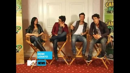 jonas brothers and demi lovato interview (may 19, 2010) 