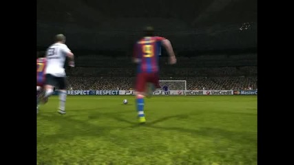 Pes 2011 udar na David Villa