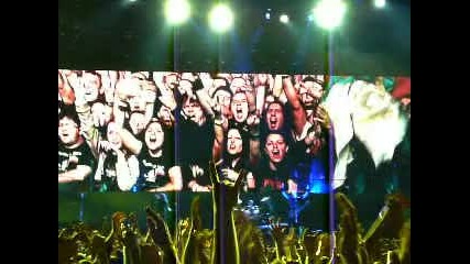 Metallica Sofia 2010 - All Nightmare Long - Hos on screen 