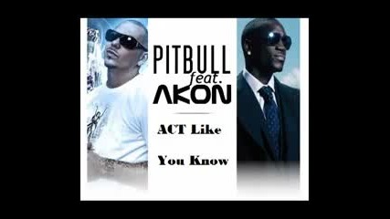 Pitbull ft. Akon - Act like you know
