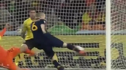 Холандия vs. Испания [0 - 1] Гол на Иниеста | 2010 World Cup (11 - 07 - 10)