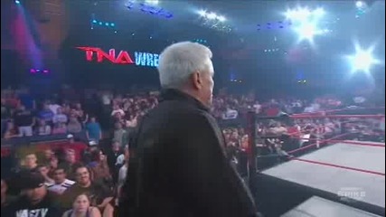 Eric Bishoff уволнява Mick Foley | Tna 21/1/10 |