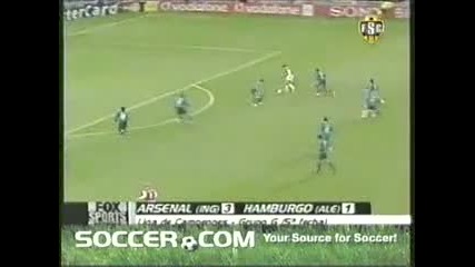 2006 Arsenal England 3 Sv Hamburg Germany 1