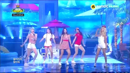 Hello Venus - Like a wave @ Show Champion (10.07.2012)