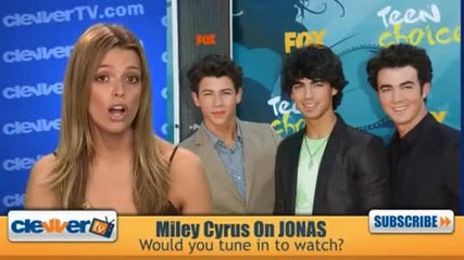 Miley Cyrus May Guest Star On Jonas (б Г субс)