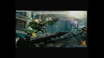 Финалната сцена на Transformers 3 ( Dark of the Moon 2011 )
