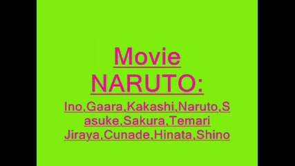Naruto - Снимки На Някой Участници От Филма