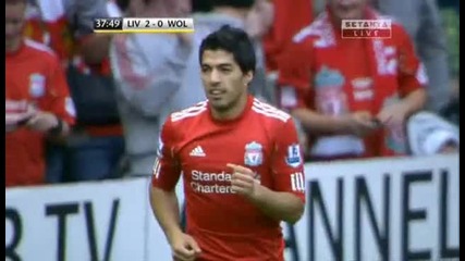 2011-09-24 Liverpool vs Wolverhampton 2-0 Suarez (38) Epl