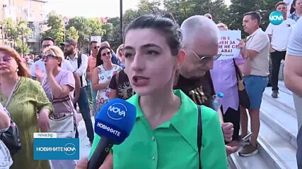 Протест във Варна в подкрепа на кмета Благомир Коцев
