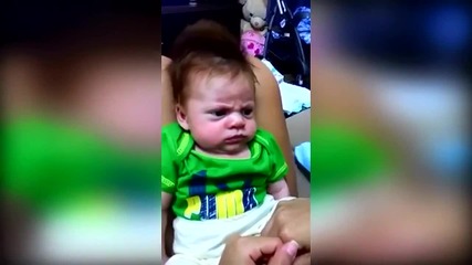 Това ли е най-сърдитото бебе в света?