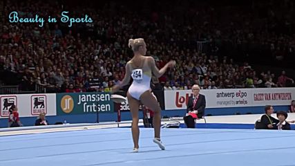 Женска гимнастика - красиви секси моменти