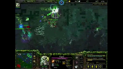 Gang with 3 turn into double kill(pugna)