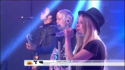 Avril Lavigne - Here's To Never Growing Up on Today Show Live