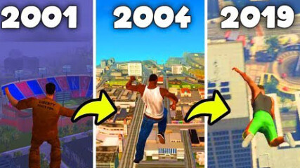 How GTA Ragdoll Physics Changed Over The Years 2001-2019