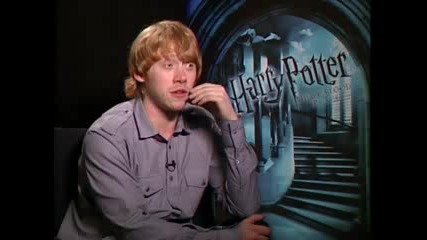Rupert Grint - интервю Harry Potter and the Half - Blood Prince - част 2