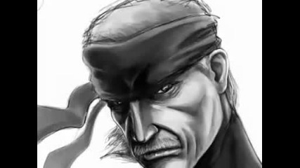 Solid Snake Mgs4 - Speed Painting by Nico Di Mattia